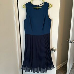 Beautiful two tone blue LOFT dress size 10T